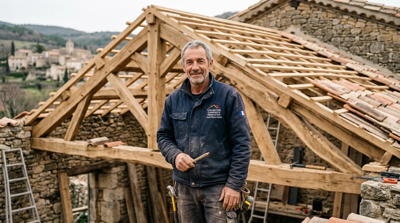 Couverture Charpente Rénovation — couvreur à Vézénobres